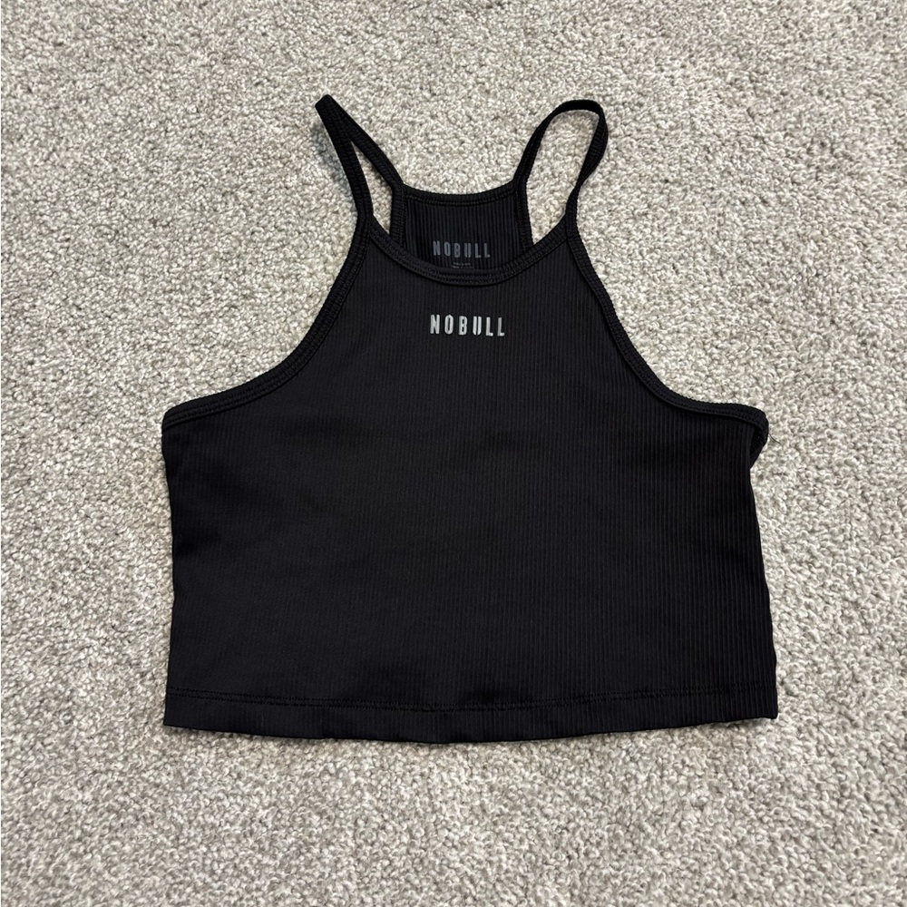 NOBULL Women's Sleek Black Crop Top